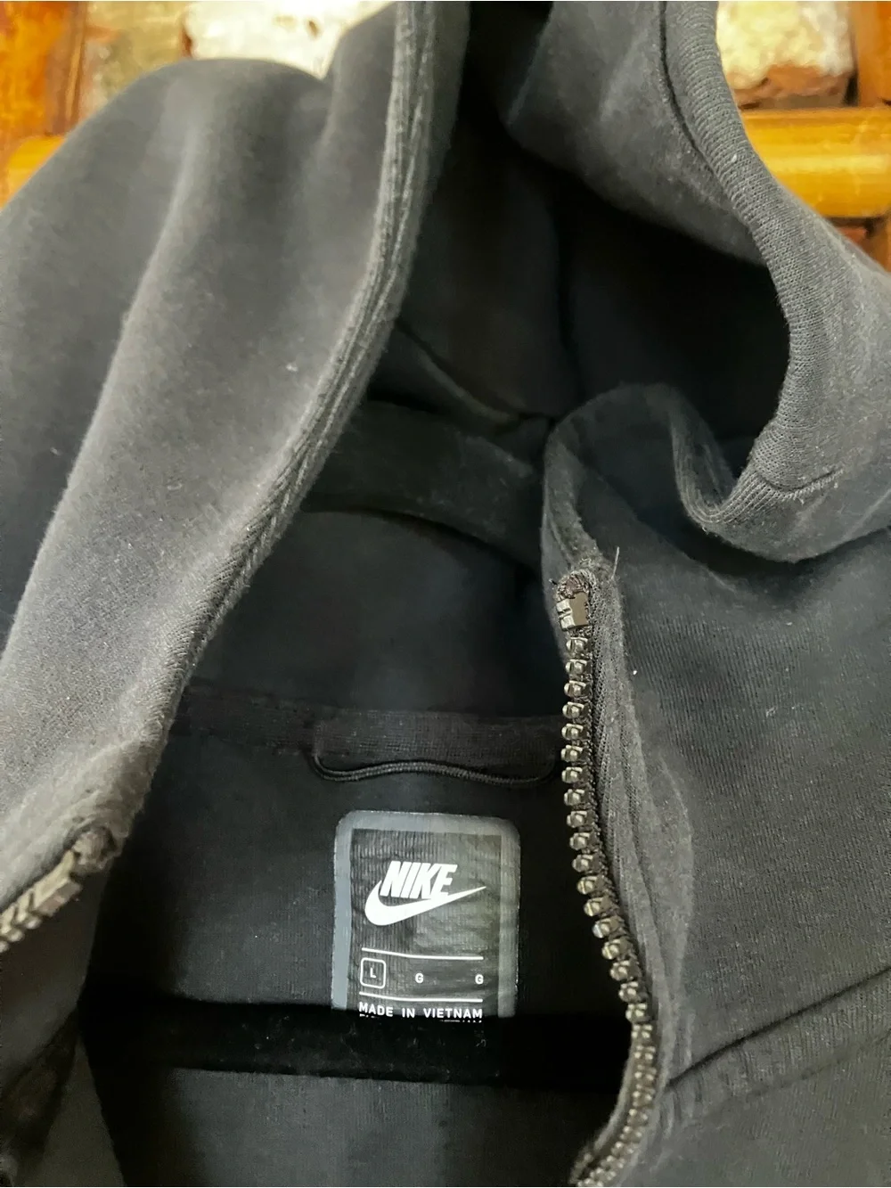 Nike Sportswear Tech Fleece Full Zip Hoodie Black L